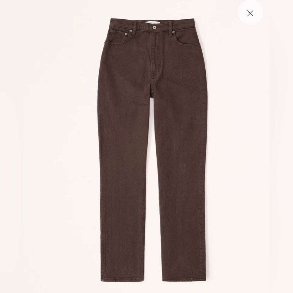 Abercrombie curve love high rise straight